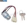 Ignition Starter Switch Assembly with Keys T4625-B0100 for Kioti CK DK DS RX Tractors T4520-75174