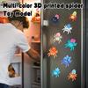 Multi Color 3D Printed Spider Toy Model, Magnetic Spider Creative Ornaments Simulation Model Small Spider