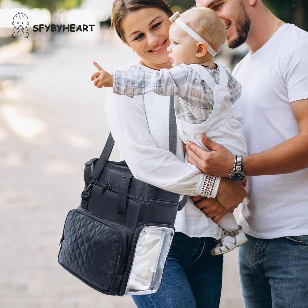 SFYBYHEART Carrying Case Compatible with Baby Brezza Formula Pro Advanced Formula Dispenser Machine Carrying Bag - Baby Formula Mixer Travel Bag with
