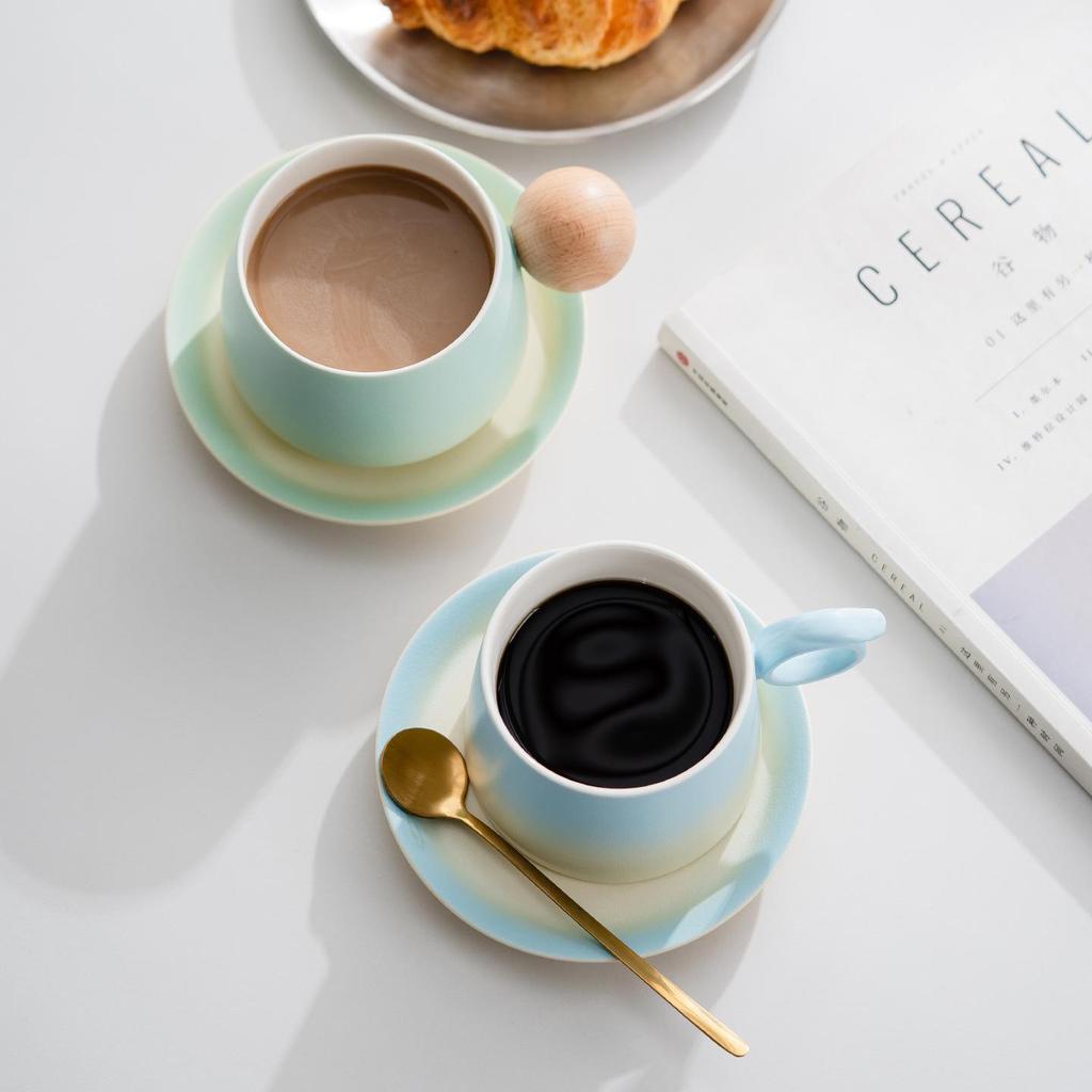 Creative Ceramic Coffee Cups - Elegant Mugs for Home or Office and Perfect Company Souvenir