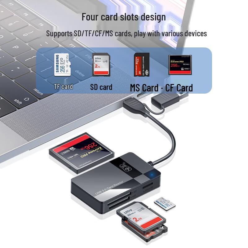 Kawau USB 3.0 & Type-C Multi Card Reader