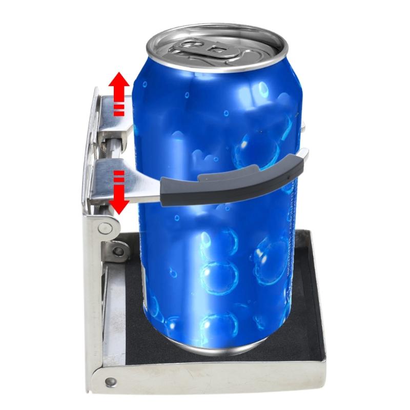 Stojak na bidon ze stali nierdzewnej Dom Samochód Kamper Składany Uchwyt na Kubek Uchwyt