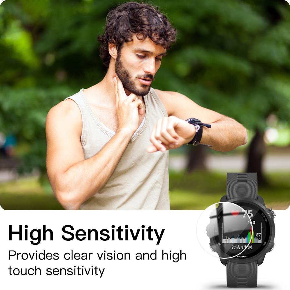1/3/5Pcs Tempered Glass Screen Protector For Garmin Forerunner 235/245/245M/255/255S/645/935/945/955 Watch Face Clear Watch Film