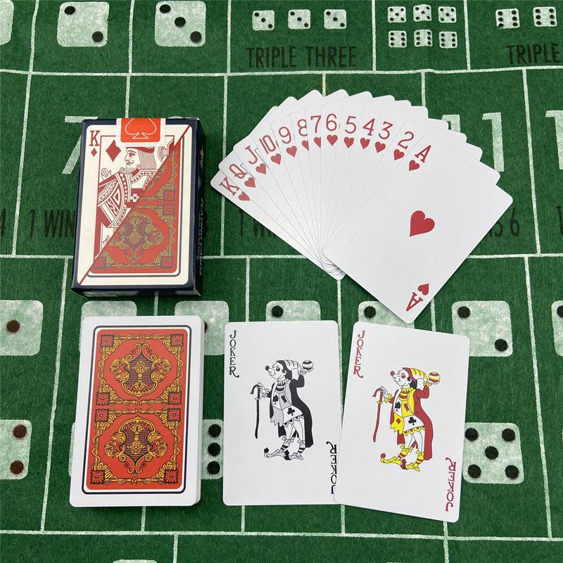 Playing Cards Plastic Baccarat Texas Holdem Poker 58mm228inch88mm346inch PVC Pokers Board Game Water Repellent Wearable Card