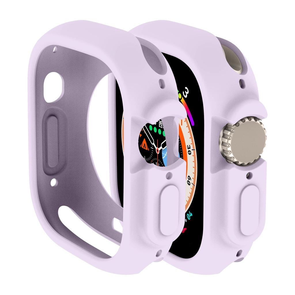 Candy Silicone Case for Apple Watch Ultra 2 49mm Cover 9 8 7 6 Se 5 4 45mm 42mm Protection Iwatch Series 44mm 40mm 41mm Bumper