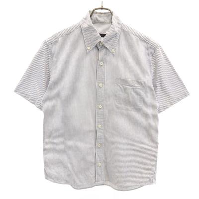 SOPHNET. Made In Japan Striped Pattern Short Sleeve Button Down Shirt M Men's Used