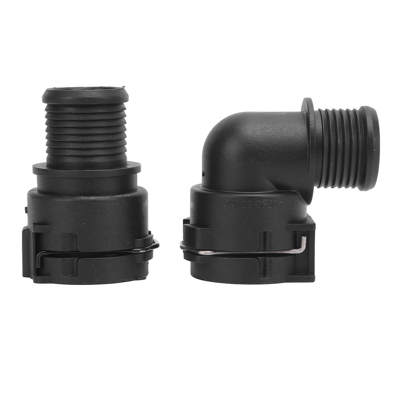 Heater Inlet Hose Connector 95089363 Straight Elbow Type Sturdy Plastic for  2012-2020 Plastic Heater Inlet Hose Connector чёрный