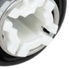 Pomello Cambio Peugeot 508 / 508 SW 10-18, Ecopelle Nera & Argento, 6 Marce