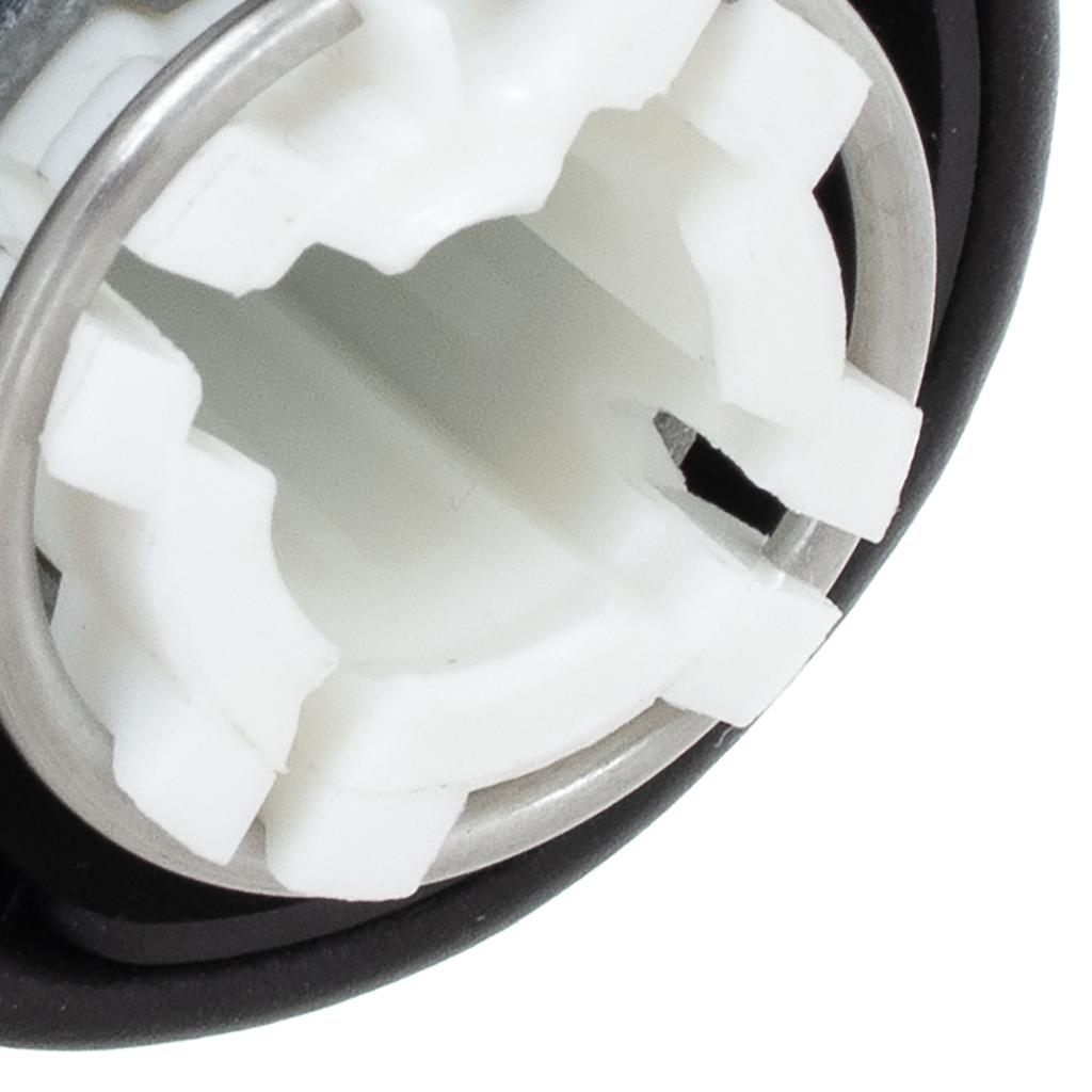 Pomello Cambio Peugeot 508 / 508 SW 10-18, Ecopelle Nera & Argento, 6 Marce