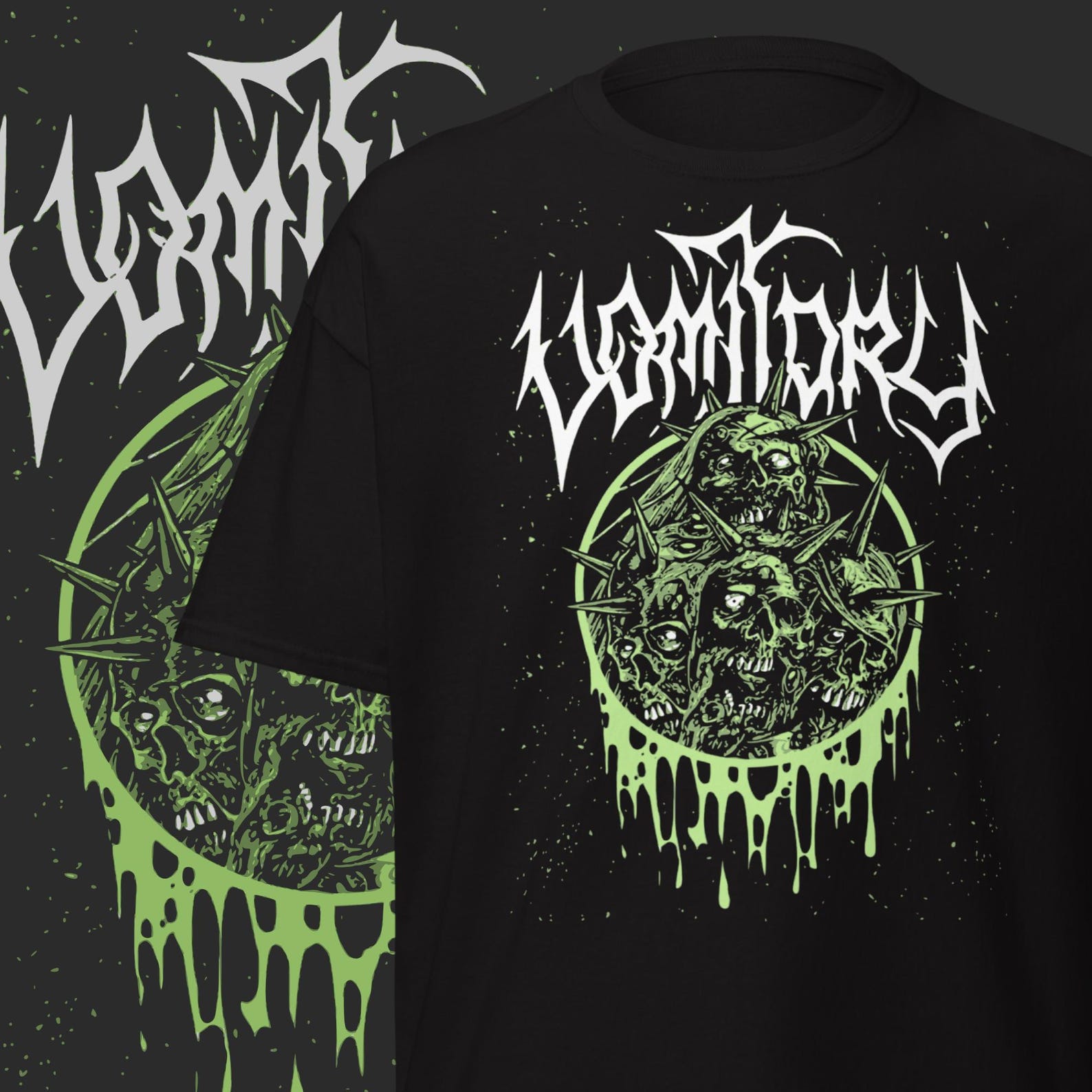 Vomitory T-Shirt – Death Metal T-Shirts – Gifts for Metalheads – Brutal Metal Clothing XL