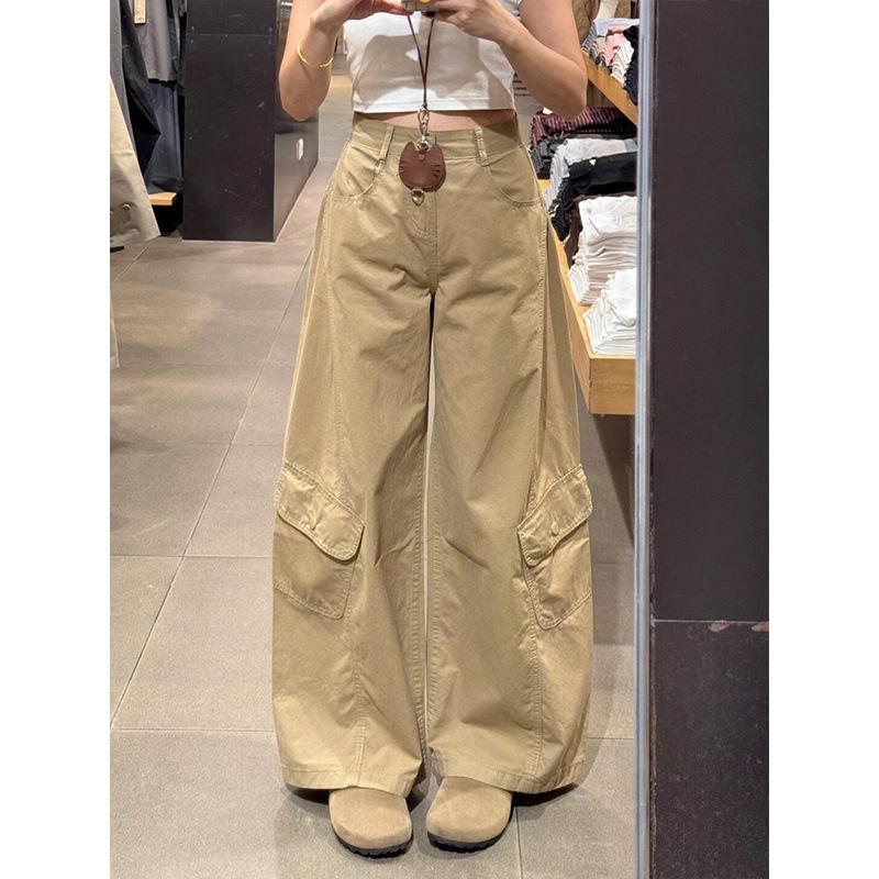 Plus Size Retro High-Waist Slimming Jeans for Pear-Shaped Women - Autumn Straight Wide Leg Pants