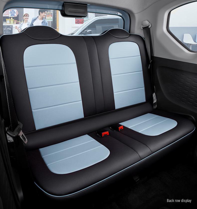 Hongguang Mini Originale Auto Textur Vier Jahreszeiten Vollumfassend 5-Sitzer Leder Sitzbezug