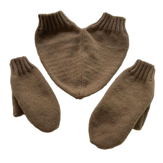 3 Stück Paar Händchenhaltende Fäustlinge Herzform Gemeinsamer Handschuh Zwei-Personen-Handschuhe Romantisch Gestrickt Fingerlos