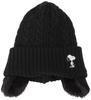 PEANUTS KIDS Gorro de Tricô Infantil Preto 434-1013