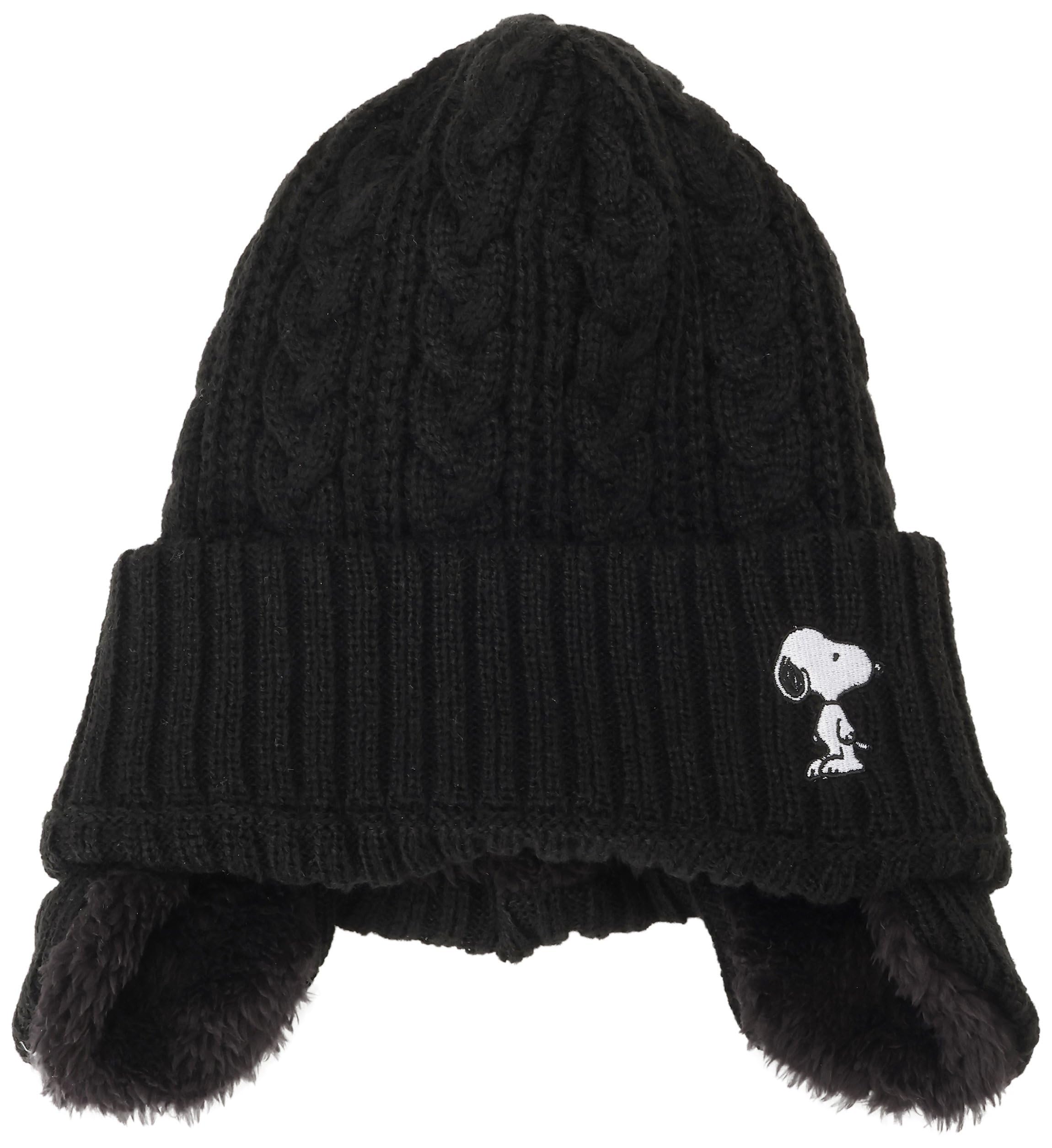 PEANUTS KIDS Детская вязаная шапка Черная 434-1013 чёрный