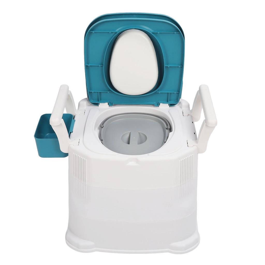Commode for Adults Anti Slip Soft Padded High Load Capacity Commode Toilet with Garbage Bag