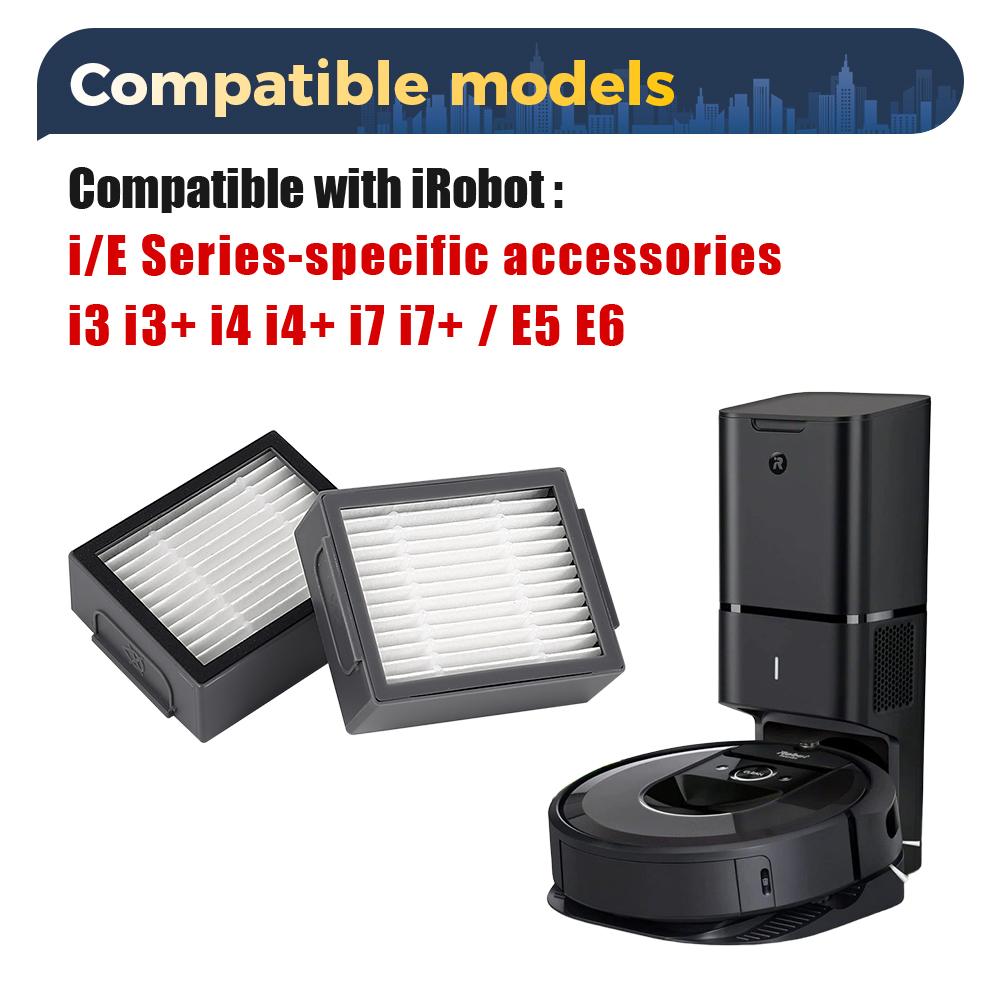 Ricambi Per iRobot Roomba i3 i3+ i4 i4+ i6 i6+ i7 i7+ i8 i8+ E5 E6 E7 Robot Aspirapolvere Spazzola Principale Rotante Spazzola Laterale Filtro Accessori