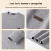 MONTAGUT Men's Waffle Knit Pullover Sweater