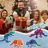 3D Printed Dinosaur Skeleton Figure Articulated Movable Fidget Toy Miniature Desktop Decoration Craft Model Gift For Kids