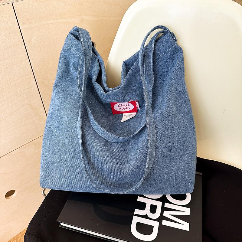 Bag women's 2024 new models are popular this year, large-capacity tote bags, cloth bags, fashionable and versatile single shoulder