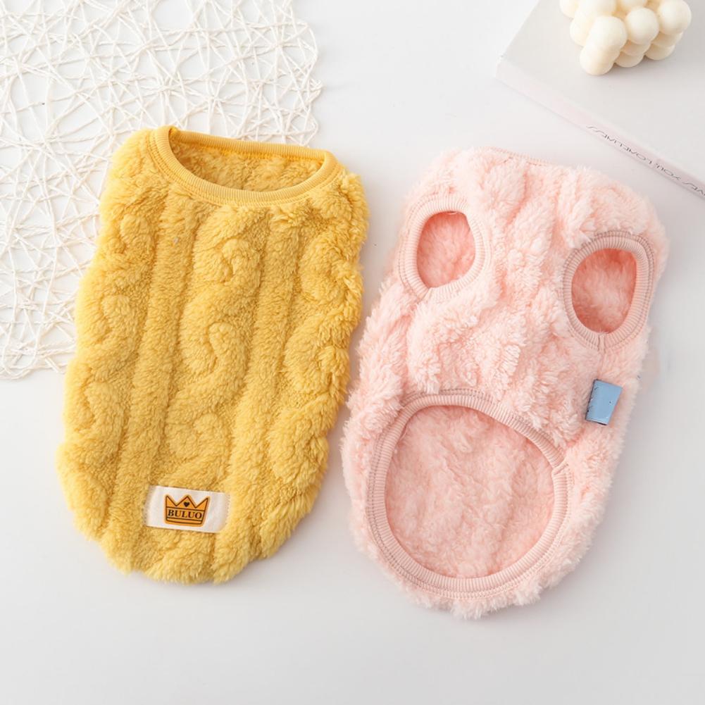 Winter Warm Dog Pullover Clothes for Small Dog Cats Outdoor Soft Fleece Jacket Vest Coat for Pet Chihuahua Yorkies Corgi Costume