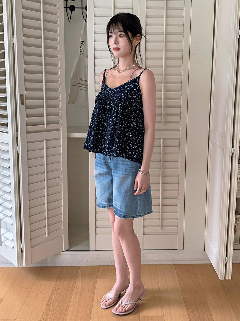KOOLKITTEN Retro Low Bermuda Denim Shorts (Light Indigo)
