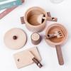 Wooden Kitchen Simulation Play House Gas Stove Mini Stove Children's Kitchen Utensils Early Education Kitchen Utensils Cooking Set Toys