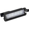 LED License Plate Light Lamp Assembly For 2015- Dodge Charger Challenger Chrysler 300 Pacifica Jeep Compass 6000K Dimond White, Pack of 1