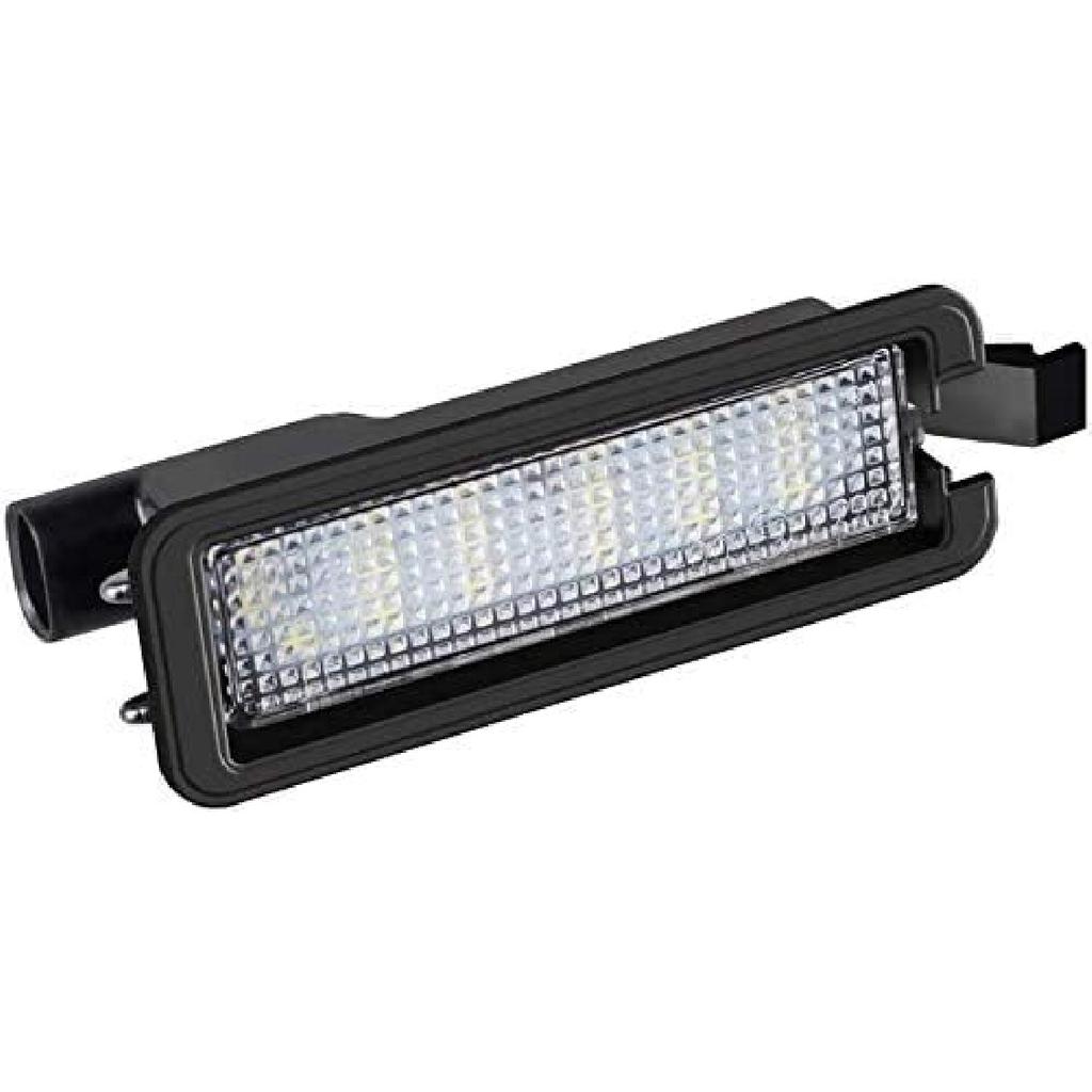 LED License Plate Light Lamp Assembly For 2015- Dodge Charger Challenger Chrysler 300 Pacifica Jeep Compass 6000K Dimond White, Pack of 1