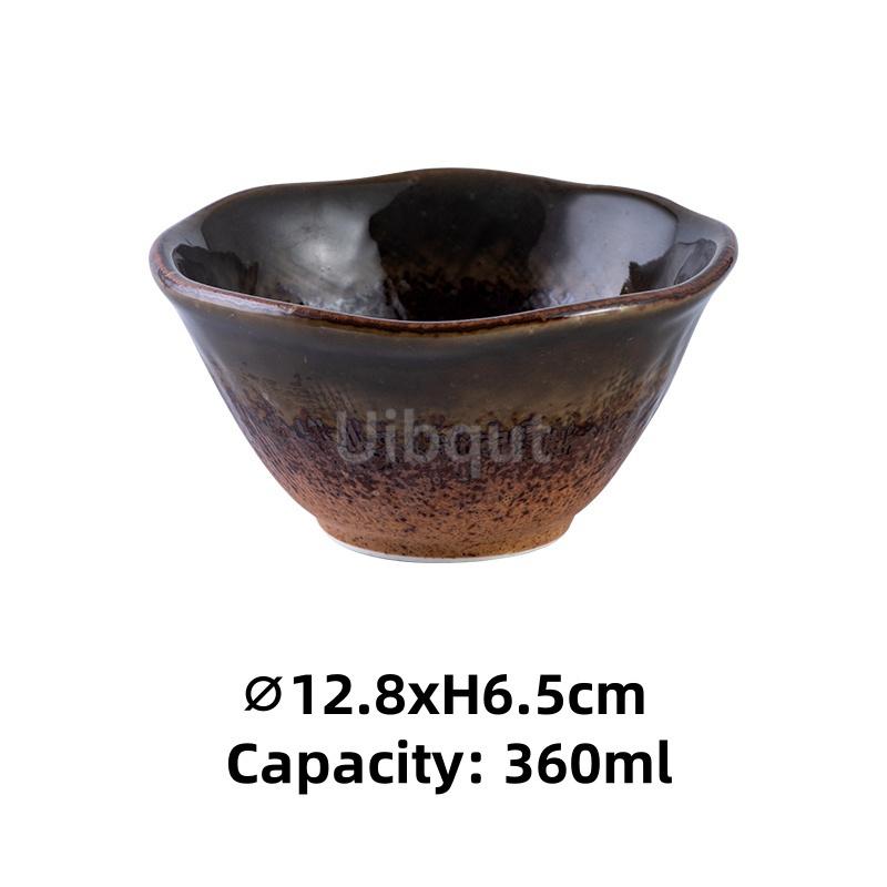 5inch 5.5 Inch Japanese Ceramic Rice Bowl Porcelain Dishes Pretty Restaurant Table Top Items Soup Noodles Sauce Bowls Dinnerware