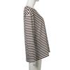 Striped T-shirt Women's Loose Round Neck Long Sleeved Top Retro Contrasting Color Basic Style Thin Commuting 2025 Spring/Summer