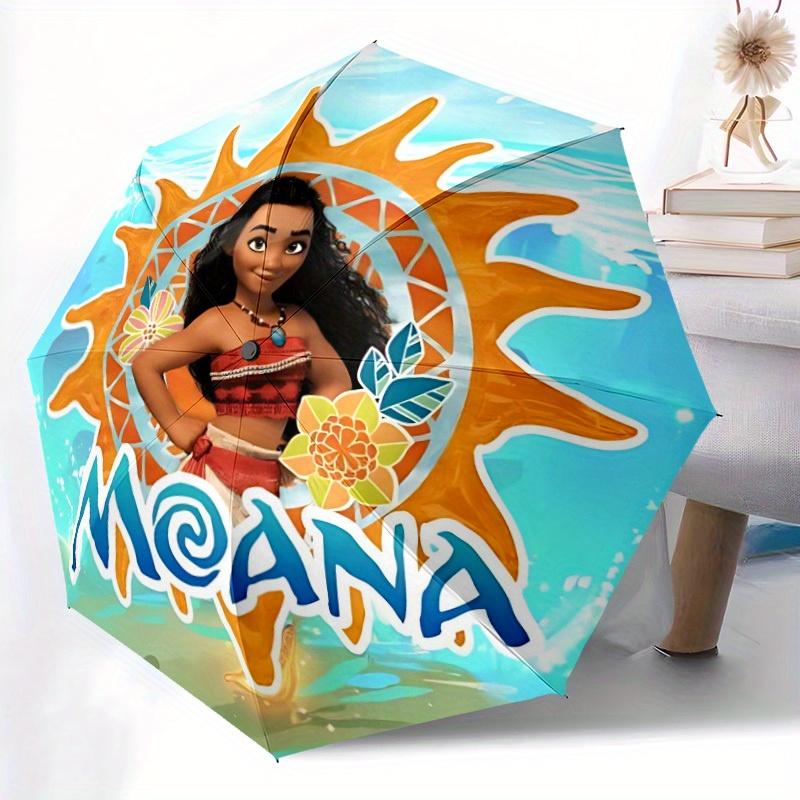 1pc Moana, Ocean Adventure Automatic Umbrella Durable Iron Frame & Plastic Handle,Gift for Men & Women, Sturdy Construction Yy250821054