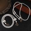 Cute 100-120Cm Purse Pearl Strap Beaded Chain Replacement Bag Pearl Chain Diy Bag Accessory Handbag