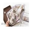 Double Crepe Silk Square Scarf Women Commute Fashion Elegant Shawl Versatile