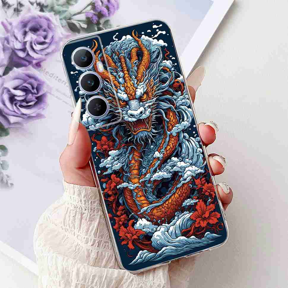 For Realme C65 Case Cute Cartoon Butterfly Cover Soft Silicone Phone Case Fundas For Realme C 65 C65 RealmeC65 4G Bumper