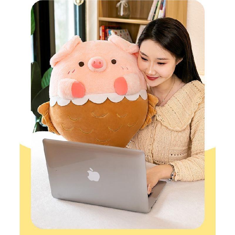 Adorable Plush Pig Toy Stuffed Animal Cute Companion For Kids And Bedtime Cuddling