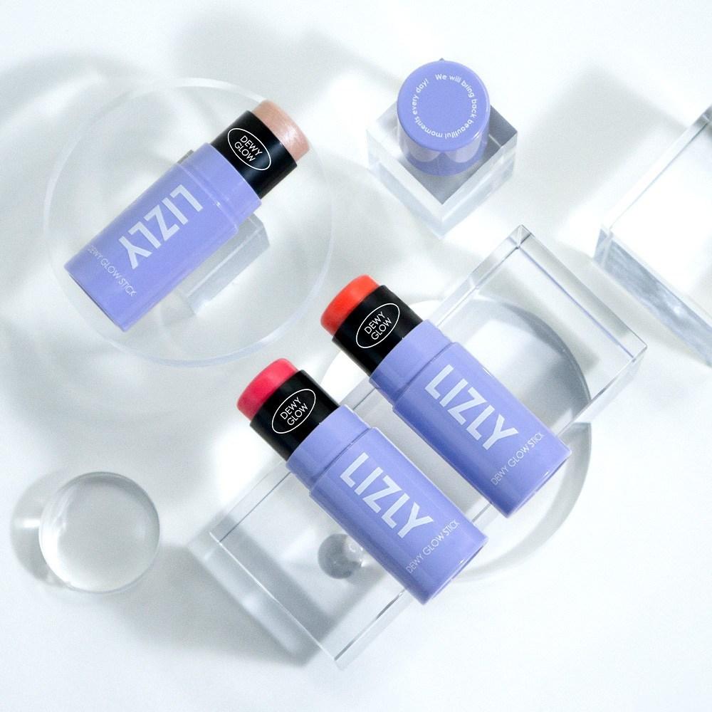 Ridgely Dewey Glow Glass Bead Cheek Blusher Cheek Touch Stick 6.5g, 1 piece, 1) Glow