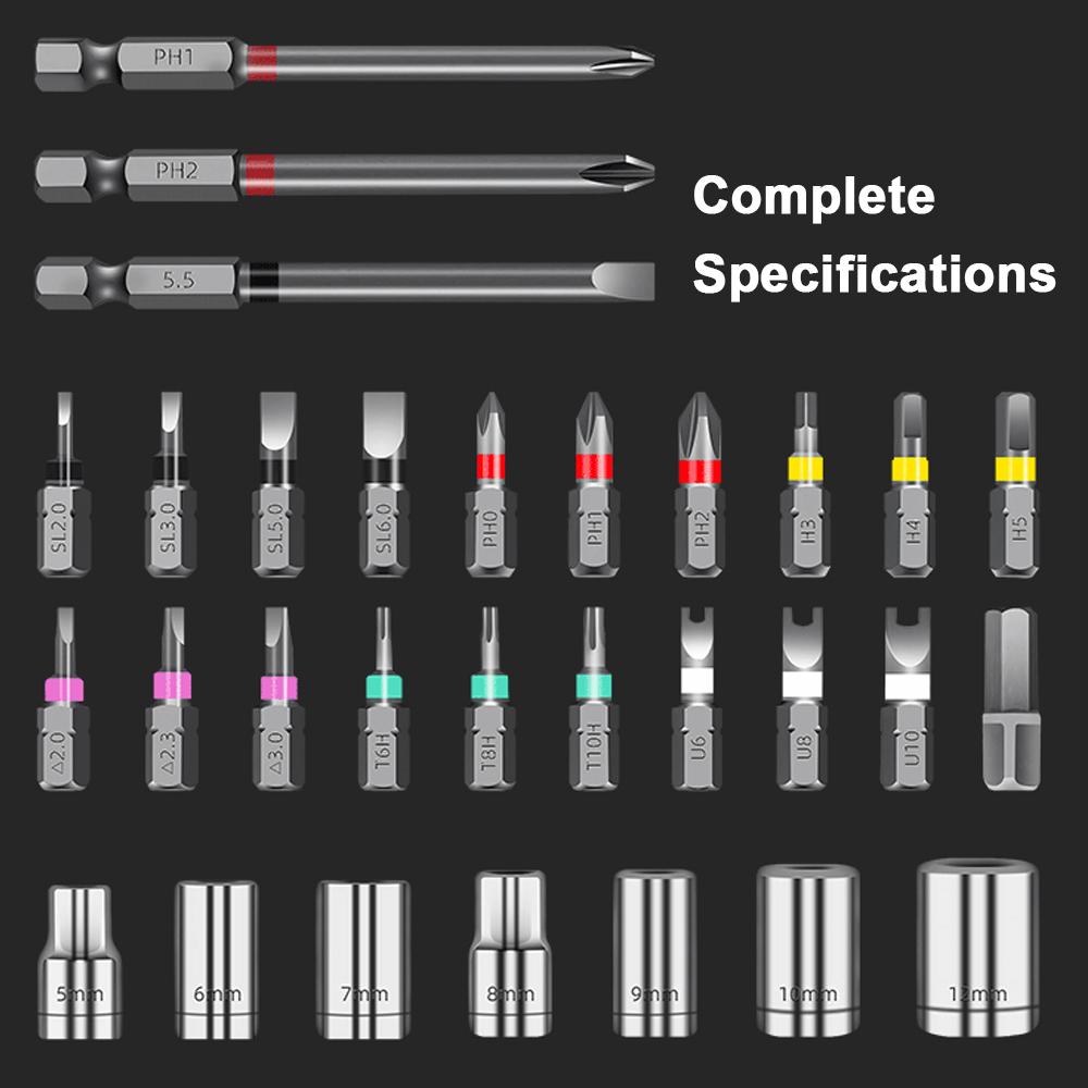 31in1 Multifunctional Ratchet Wrench Screwdriver Set Practical Motorcycle Bicycle Bathroom Air Conditioner Auto Repairs