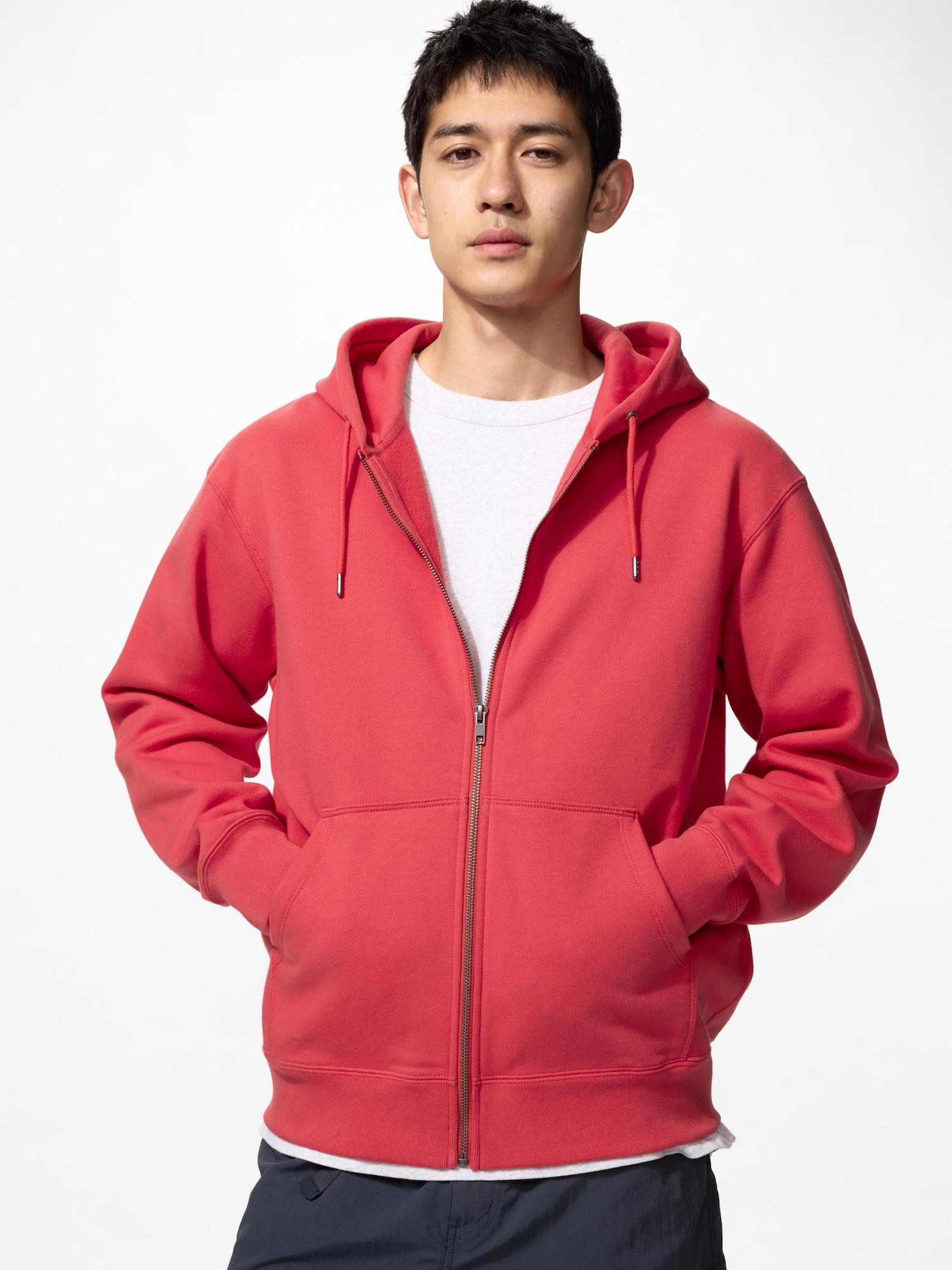 Свитшот Uniqlo Japan с капюшоном на молнии 14 RED/XL