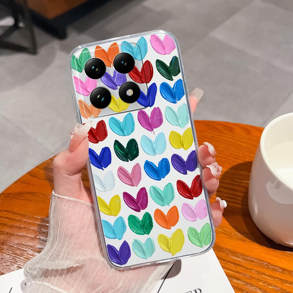Case For Xiaomi 15T 15T Pro Adorable Astronaut Cat Anti-Fingerprint Fashion Transparent Housing For xiaomi15t 15tpro Protector