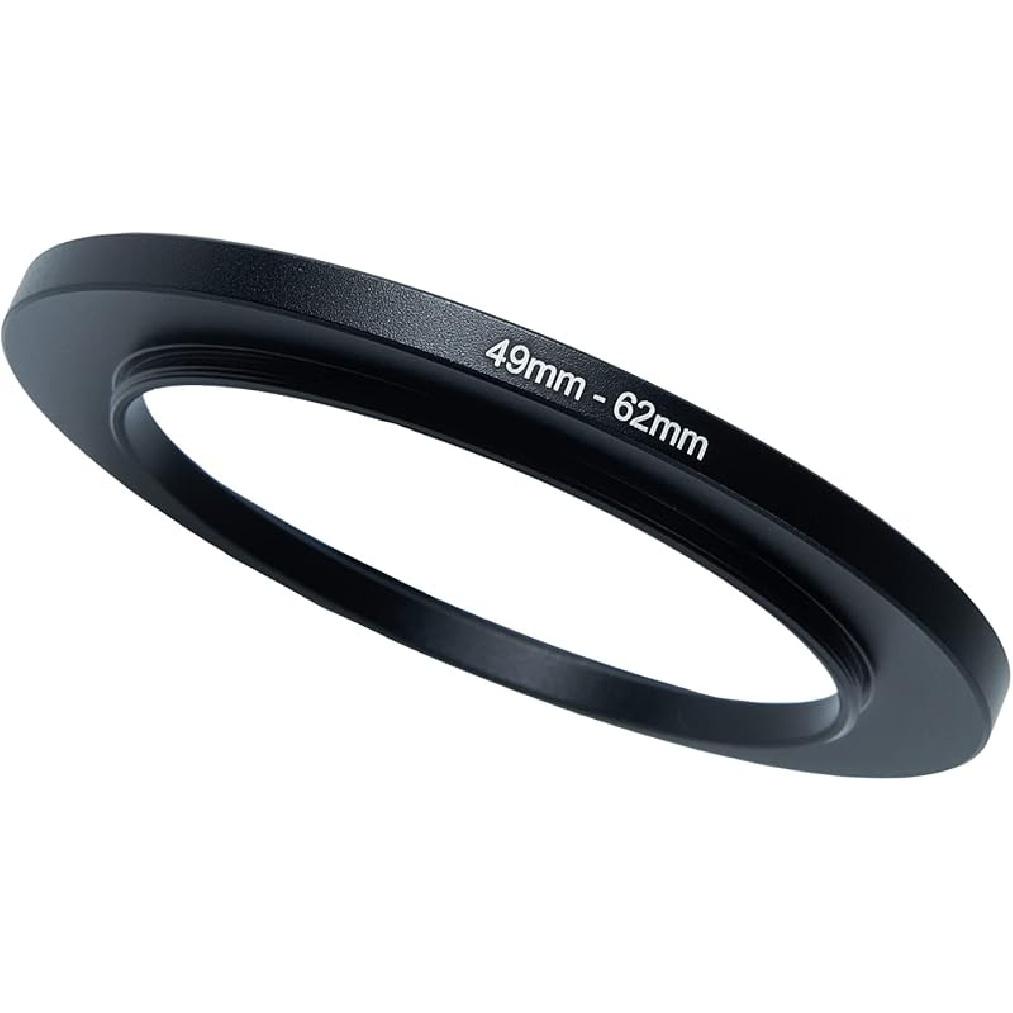 49mm To 58mm Step-Up Ring Filter Adapter for All Brands UV ND CPL Metal Ring Step-Up Rings Adapter Filter (49mm-58mm)