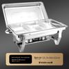 Stainless Steel Folding Buffet Warmer with Insulated Chafing Dish for Hotels and Commercial Use