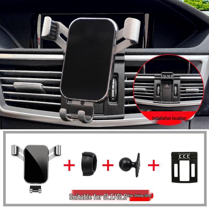 Phone Holder with Wireless Charging for 10-13 Beijing Benz E-Class Navigation