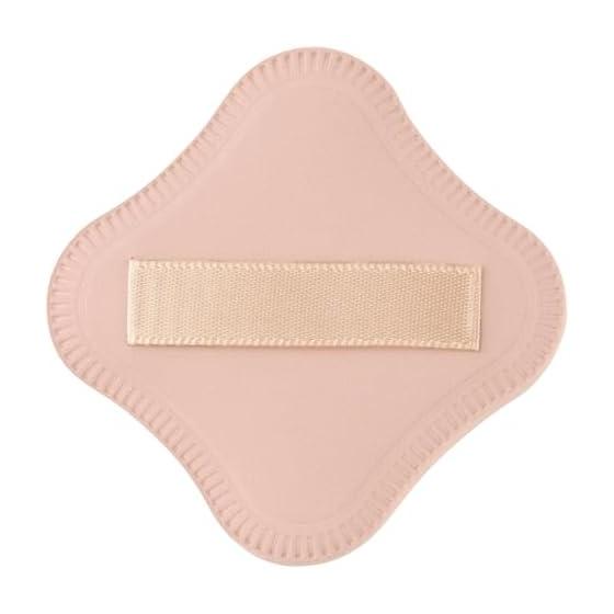 Kai Corporation Puff That Prevents Foundation from Soaking In Diamond-shaped 2-layer Structure Powder Liquid Natural Finish KQ3248 Sponge Beige