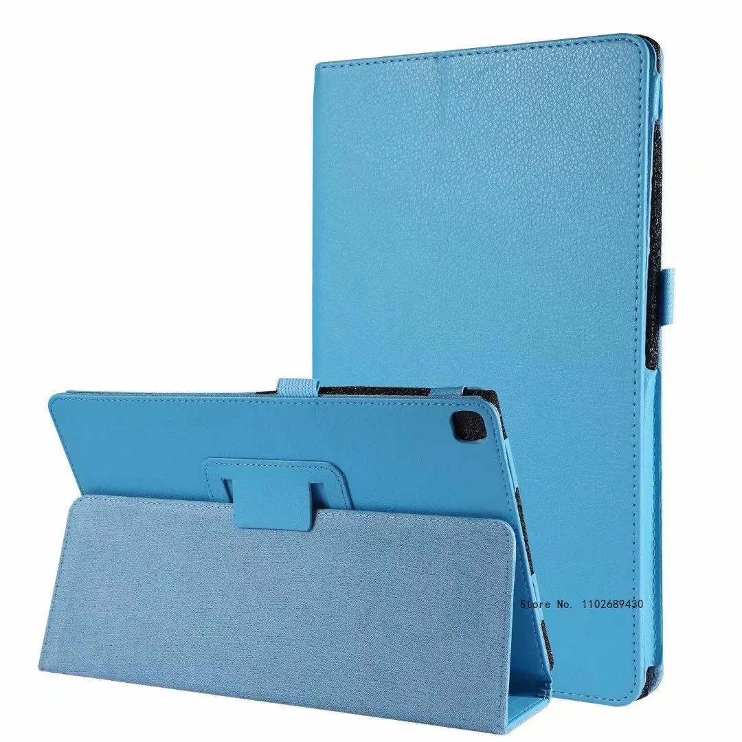 

Flip Case for Samsung Galaxy Tab A 10.1 2019 SM-T510 T515 8.0 T290 Tablet Cover Tab A 10.1 2016 T580 T585 PU Leather Funda Coque Tab A8 (10.5 inch) небесно-голубой