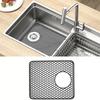 Heat Insulation Kitchen Sink Mat Silicone Countertop Mat Dishes Drying Mat  Tableware