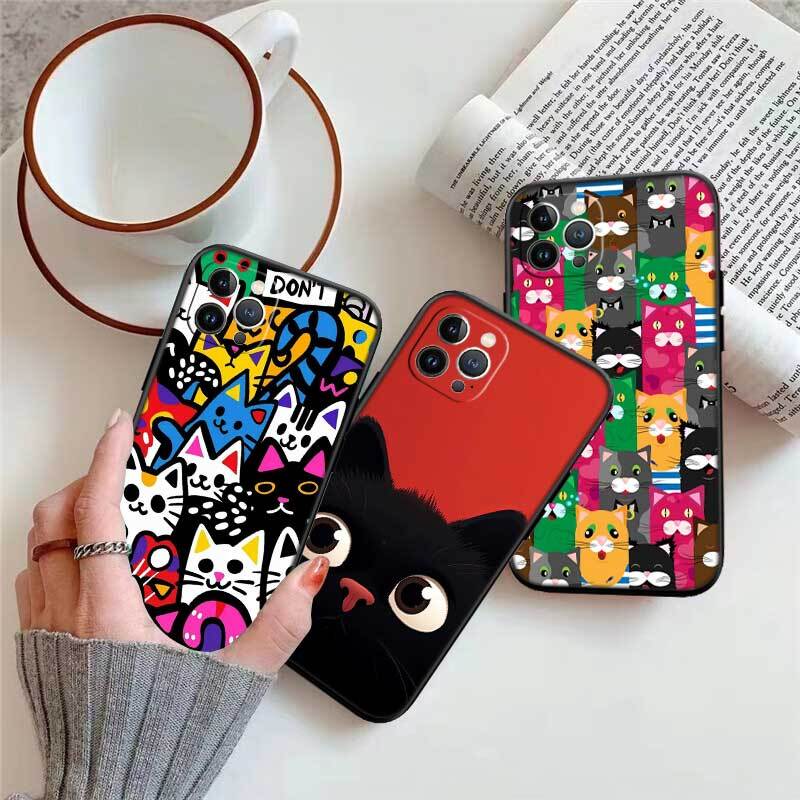 Cat Kitten Meow Case for Samsung Note 20 10 S25 Plus Ultra Lite FE M20 M21 M30 M31 M51 A11 A26 A51 A52 A53 A56 A70 A71 A72 A73