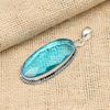 Beautiful Blue Topaz Gemstone Handmade 925 Sterling Silver Pendant Jewelry