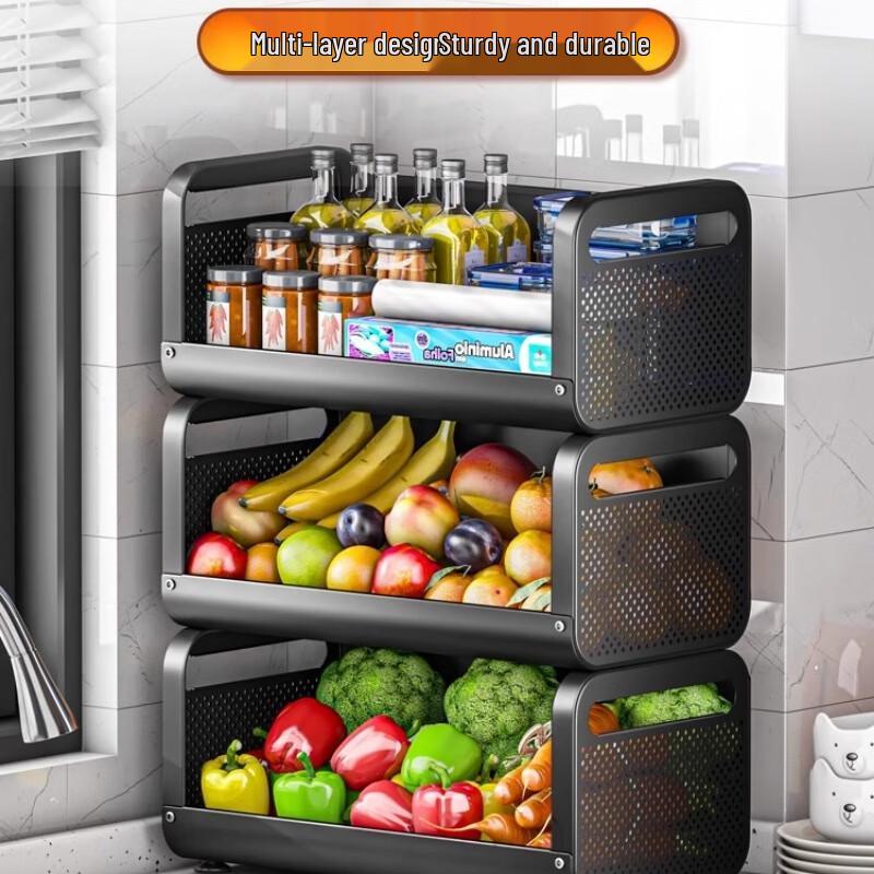 Countertop Kitchen Vegetable Storage Rack