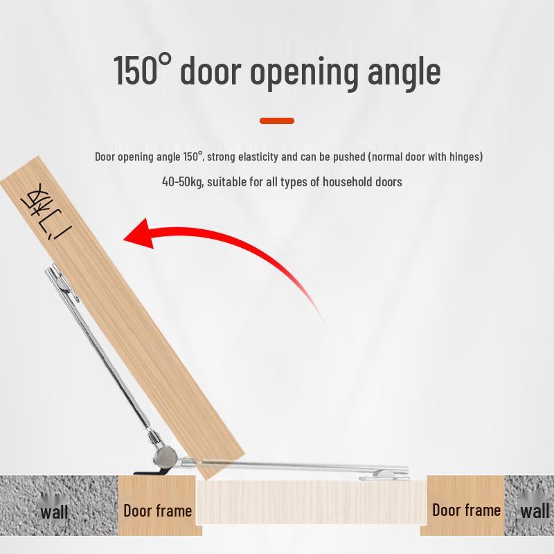 Hydraulic Stainless Steel Auto Door Closer with Buffer